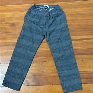 Zara Charcoal Checkered Pants. Size 7